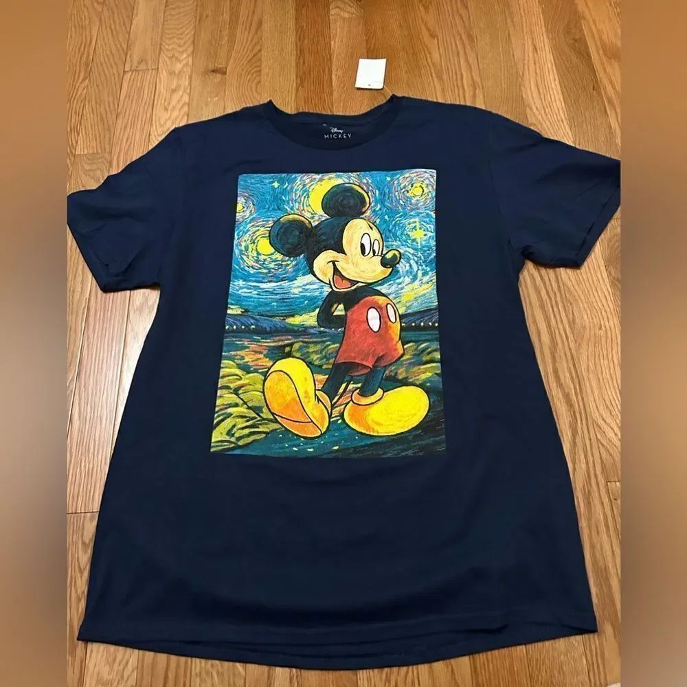 Mickey Mouse The Starry Night Tshirt NWT